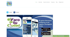 Desktop Screenshot of elfarodetuciudad.com