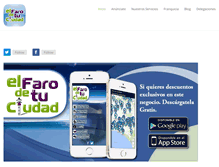 Tablet Screenshot of elfarodetuciudad.com